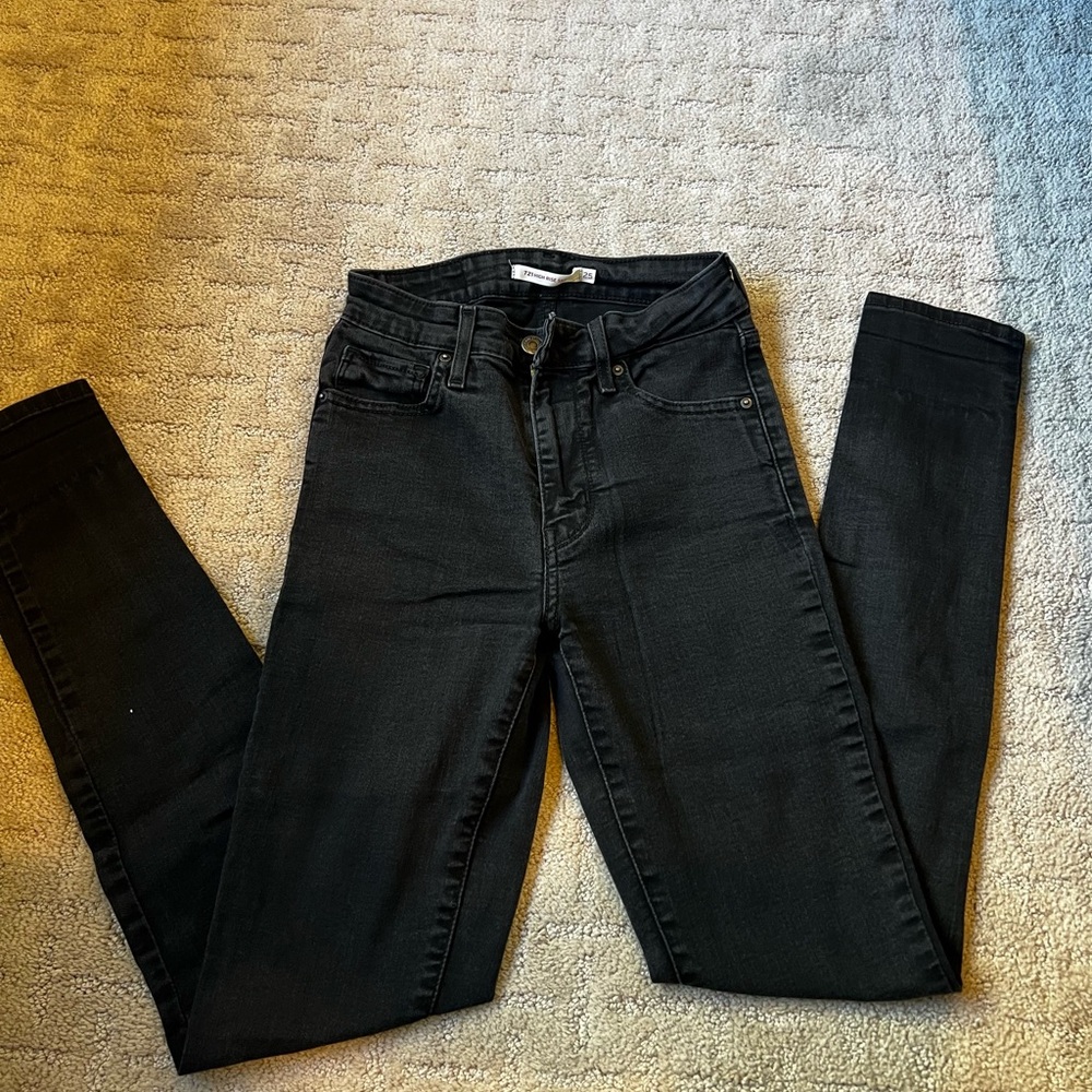 Levi’s 721 High Rise Skinny Black